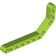 Lego rameno ohnuté dvakrát 1x11, limetková (4508713)